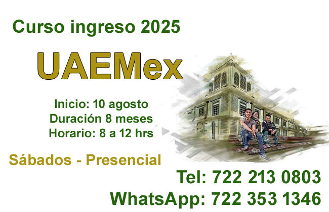 Curso ingreso Uaemex 2025